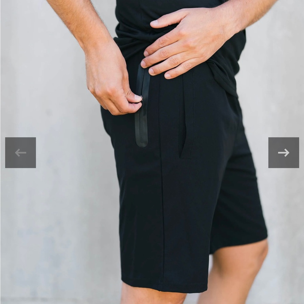 Mens Zyia Track Shorts Long
